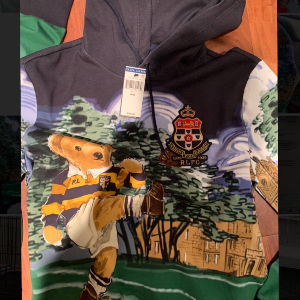 Polo teddy bear hoodie